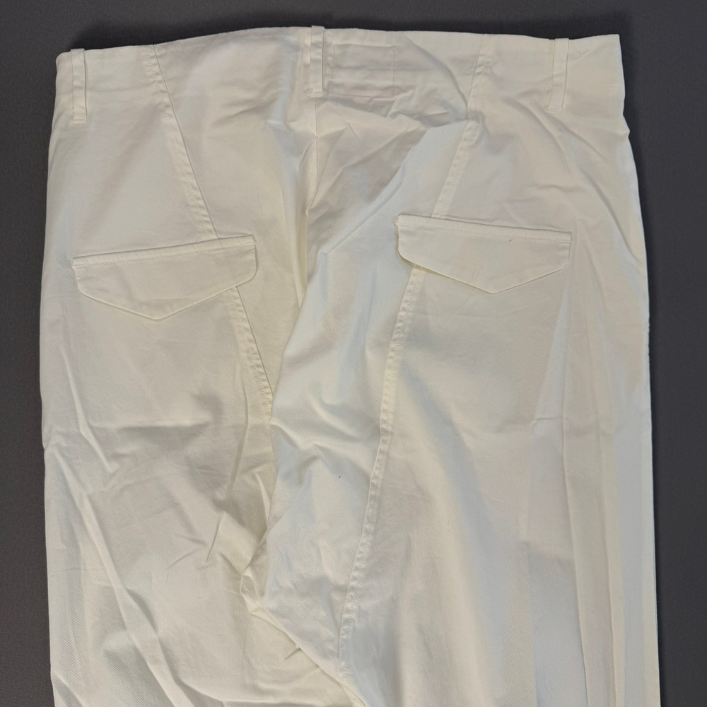 Nili Lotan Made in NY Off White‎ Cropped Pants Women's Trousers Casual - Picture 6 of 7